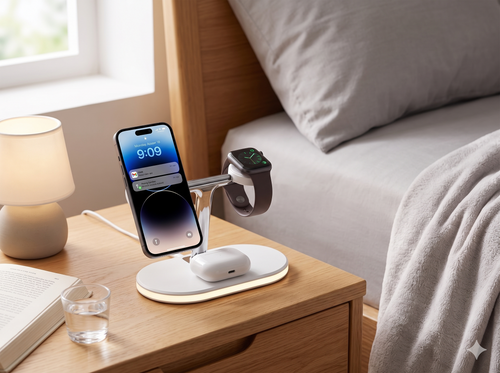 3-in-1 Magnetic Wireless Charging Station